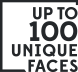 Unique Face 100