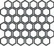 12" x 12" (2"x2") Hexagon Mosaic