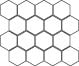 11"x10" (3"x3") Hexagon Mosaic