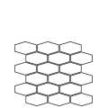 12" x 12" Honeycomb Mosaic