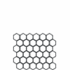 12" x 12" (2"x2") Hexagon Mosaic