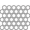12"x10" (3"x3") Hexagon Mosaic