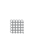 11-1/2" x 11-1/2" Octagon & Dot Mosaic